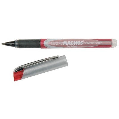 ABILITY ONE 7520-01-587-7785 Pen,Red,Non-Erasable,Rollerball,PK4 35LX27