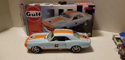 1968  Chevy Camaro '' STREET FIGHTER GULF TRANS AM RACE CAR ''1/18 By GMP