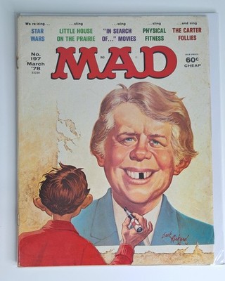 MAD Magazine No. 197 March 1978 Jimmy Carter Jack Rickard Don Martin