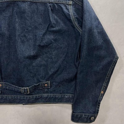 Levi's 506XX 1st Type WWII Big E Denim Jacket Dark Indigo Vintage