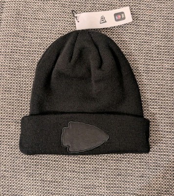 New Era NFL Kansas City Chiefs Winter Strick Mütze Beanie Schwarz