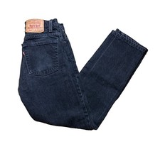 Vintage Levis 505 Black Straight Leg Men  s 28x29 Jeans Made in USA 90s