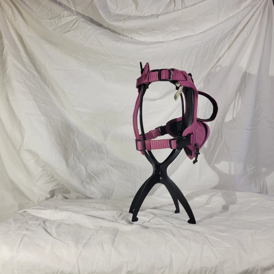 Розовая сбруя для маленькой собаки Kong с 3 карманами 1 мягкой ручкой 1 поводком D-образным кольцом | б/у - Изображение 4 из 4