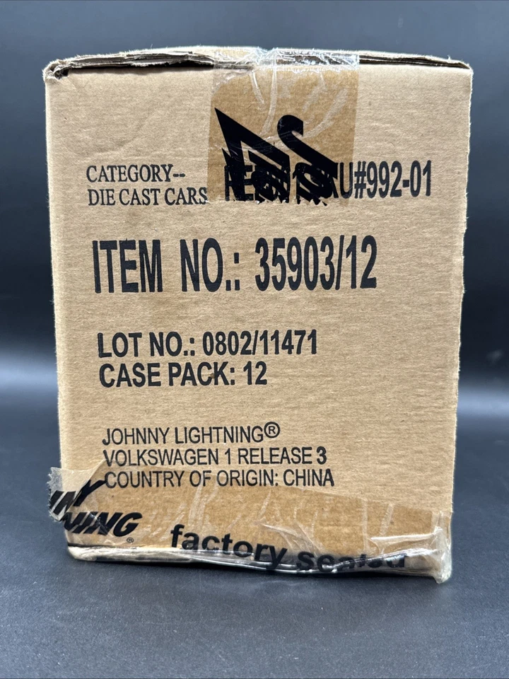 Coches Johnny Lightning 2002 estuche sellado de fábrica x12 Volkswagen VW lanzamiento 3 35903 Foto 2 de 4