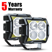 Chusyyray 4 Off Road Led Light Pods Lights Driving Fog Flood Spot Bright Lamps