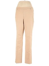 H By Halston Women Brown Casual Pants 8 Petites