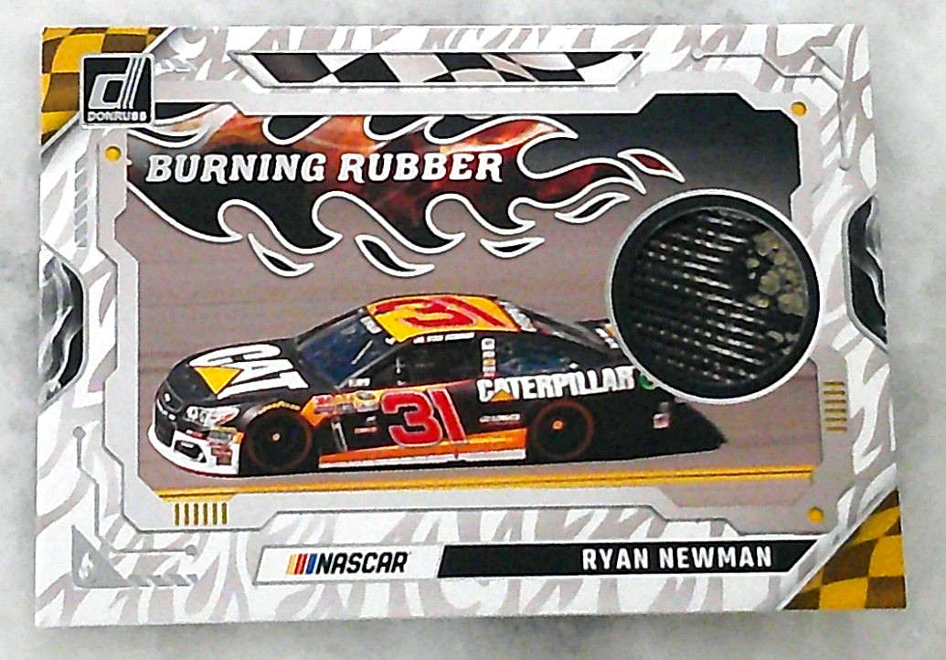 Ryan Newman 2025 Donruss Racing Burning Rubber Silver R-U Tire #BRM-RNN