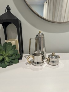 Vintage Guido Bergna Coffee Tea Set – Italian 18/10 Stainless Steel