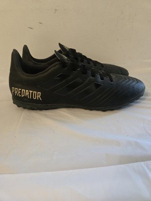 Adidas Men Predator 19.4 TF Turf Indoor Soccer Cleat Triple Black 9.5