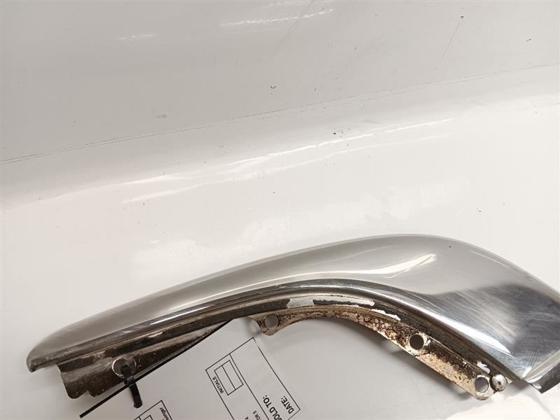 2001 Bentley Arnage Left Front Bumper Moulding Chrome Trim Upper 