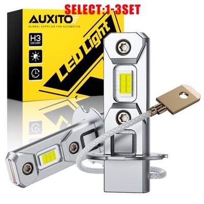 AUXITO H3 LED Headlight 6000LM DRL Fog Light Bulb 6500K White Driving Lamp SL