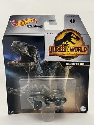 Jurassic World Dominion Hot Wheels Character Cars Velociraptor 'Beta' - Neu
