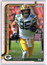 2025 Topps Chrome Football - Tucker Kraft Refractor #108- Packers