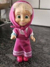 Masha and the Bear 5" Doll Complete Outfit Shoes Netflix Show 2021 Simba Toys
