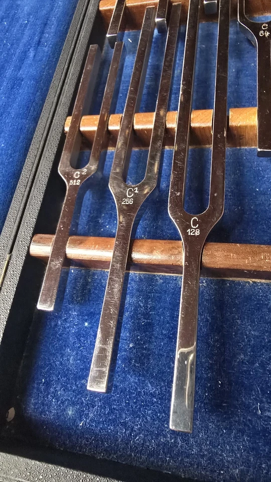 Stimmgabel Set - 128 Hz, 256 Hz, 512 Hz, Stimmgabeln Perfekt für Klangtherapie - Bild 2 von 4