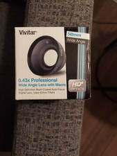 Vivitar 58mm 0.43x Professional Wide Angle Lens with Macro, HD4 Optics,