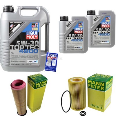 INSPEKTIONSKIT FILTER LIQUI MOLY ÖL 7L 5W-30 für Mercedes-Benz E-Klasse W211