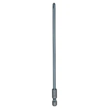 PH2 Phillips Screwdriver Bit 1/4" Shank 6" Long 0.16" Rod Magnetic S2 Steel