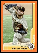 2021 Topps Big League Orange Mike Clevinger San Diego Padres #156 10111