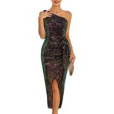 Платье Grace Karin One Shoulder Sequin