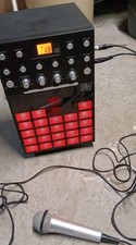 Singing Machine SML388BK CD Karaoke System Black Speaker Bundle w/ 2 Microphones