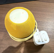 Apple HomePod mini Smart Speaker Yellow/White Fabric Sphere Wi‑Fi Bluetooth Siri