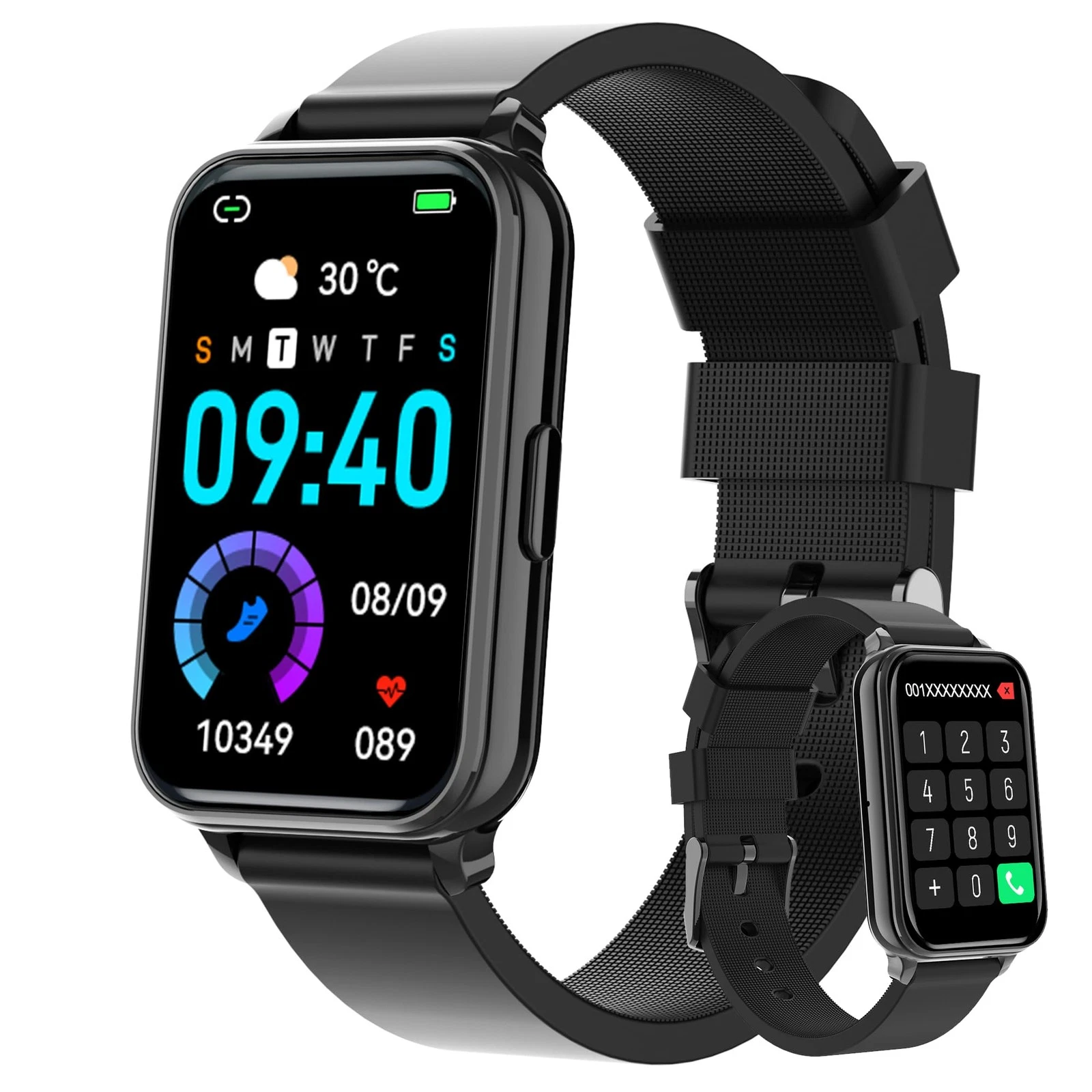 Smart Watch Fitness Tracker Make/Answer Calls for Women Men with Heart Rate B...