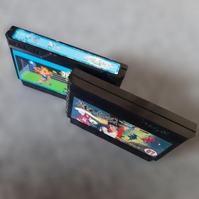 Showa Retro Famicom Shadow Legend Family Boxing Set of 2 Used Video Games