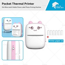 Mini Pocket Thermal Printer Suitable for Phone Label Photo 02-19