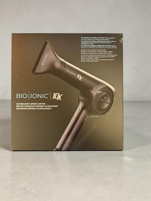 BIO IONIC - 10X Pro Ultralight Speed Hair Dryer - Black Z-10XDRYER OPEN BOX
