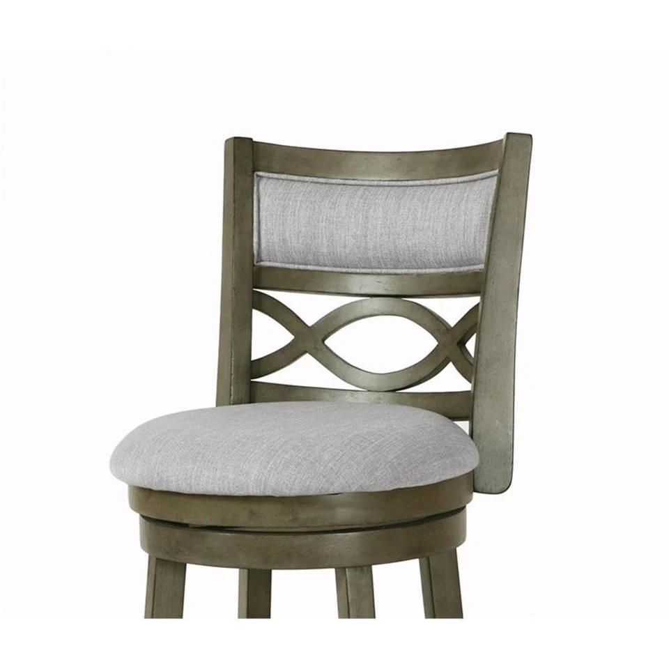 New Classic Furniture Manchester Wood Swivel Counter Stool, 24-Inch, Antique ... - Image 2 of 4