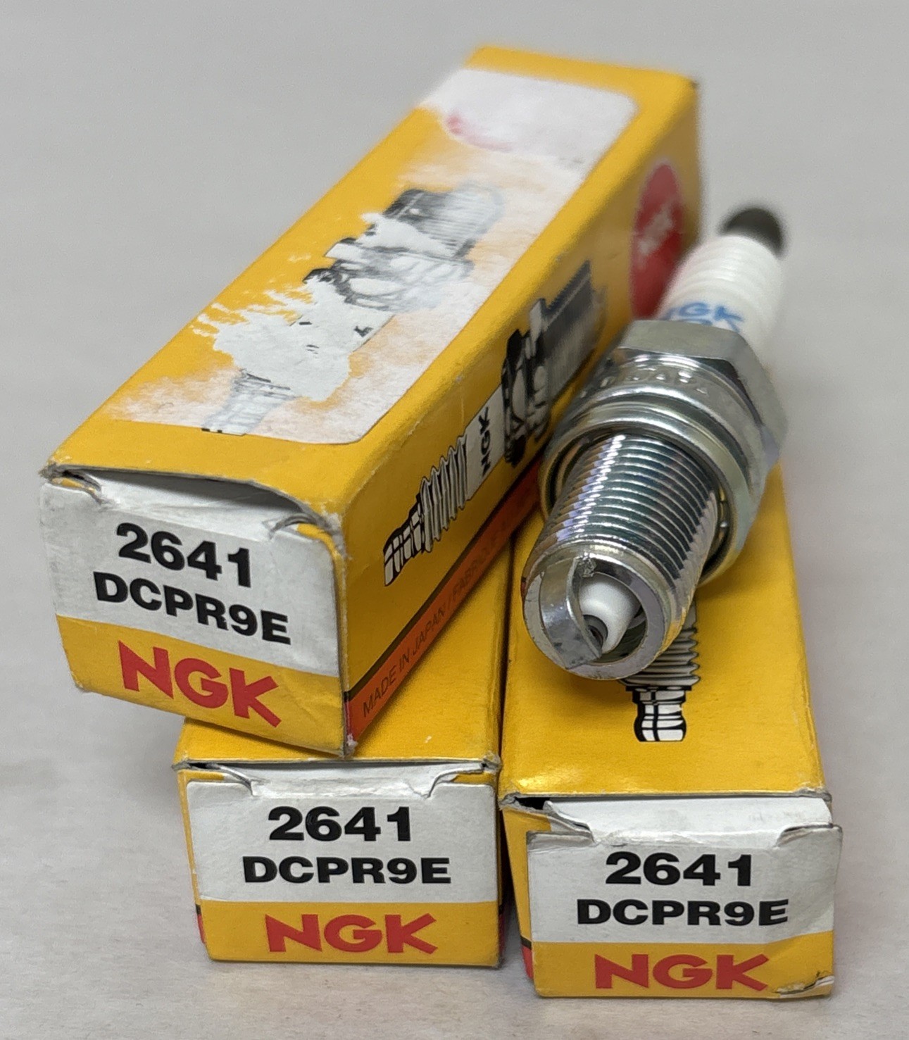 NGK R 2641 Nickel Spark Plugs Automotive  Powersports 3 PN #DCPR9E #S1272