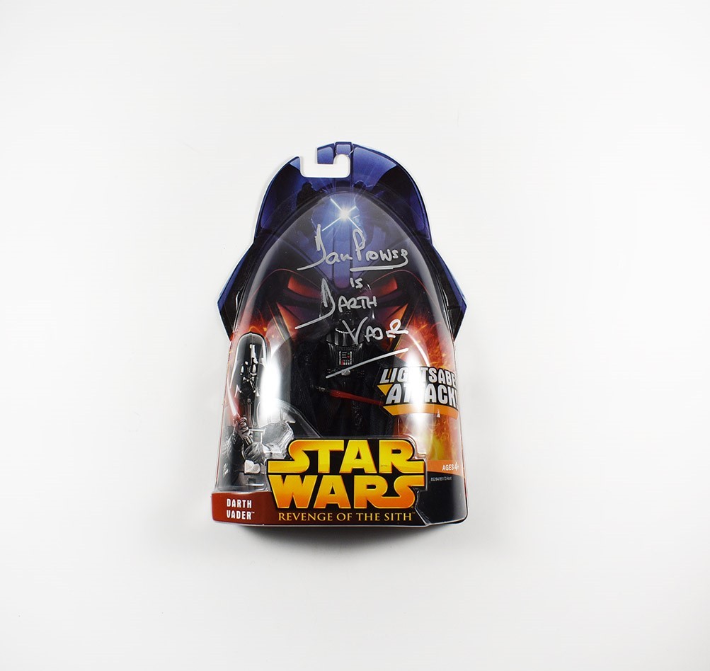 Dave Prowse Star Wars Vader Autographed Signed Action Figure PSA/DNA COA