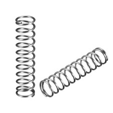 10Pack 1.2x12x50mm Alloy Spring Steel Coil Extended Compressed Spring