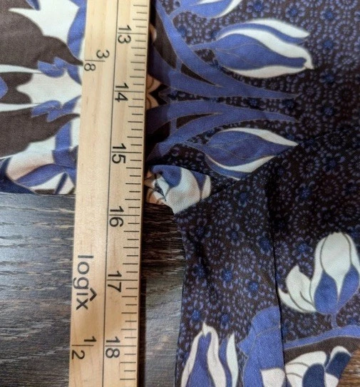 Abito floreale TORY BURCH Flavia 100% seta TG M aderente con zip Mb