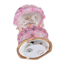 Luxury Dream 3-Horse Rotating Carousel Merry-go-round Windup Music MDRS