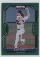 2021 Panini Prizm Tier III Green Prizm Dustin May #205 0ot5