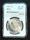 1898 O MORGAN DOLLAR NGC MS 64 013