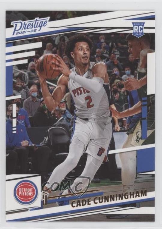 2021-22 Panini Chronicles Prestige Bronze Cade Cunningham #52 Rookie RC 5cb