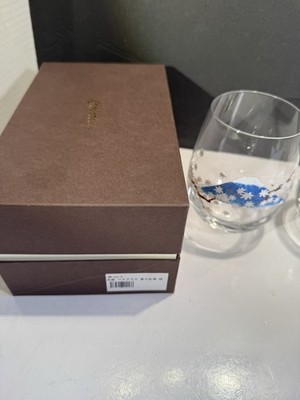 Sakura Glass Japanese Color Changing Mount Fuji X 2 Glasses Cherry