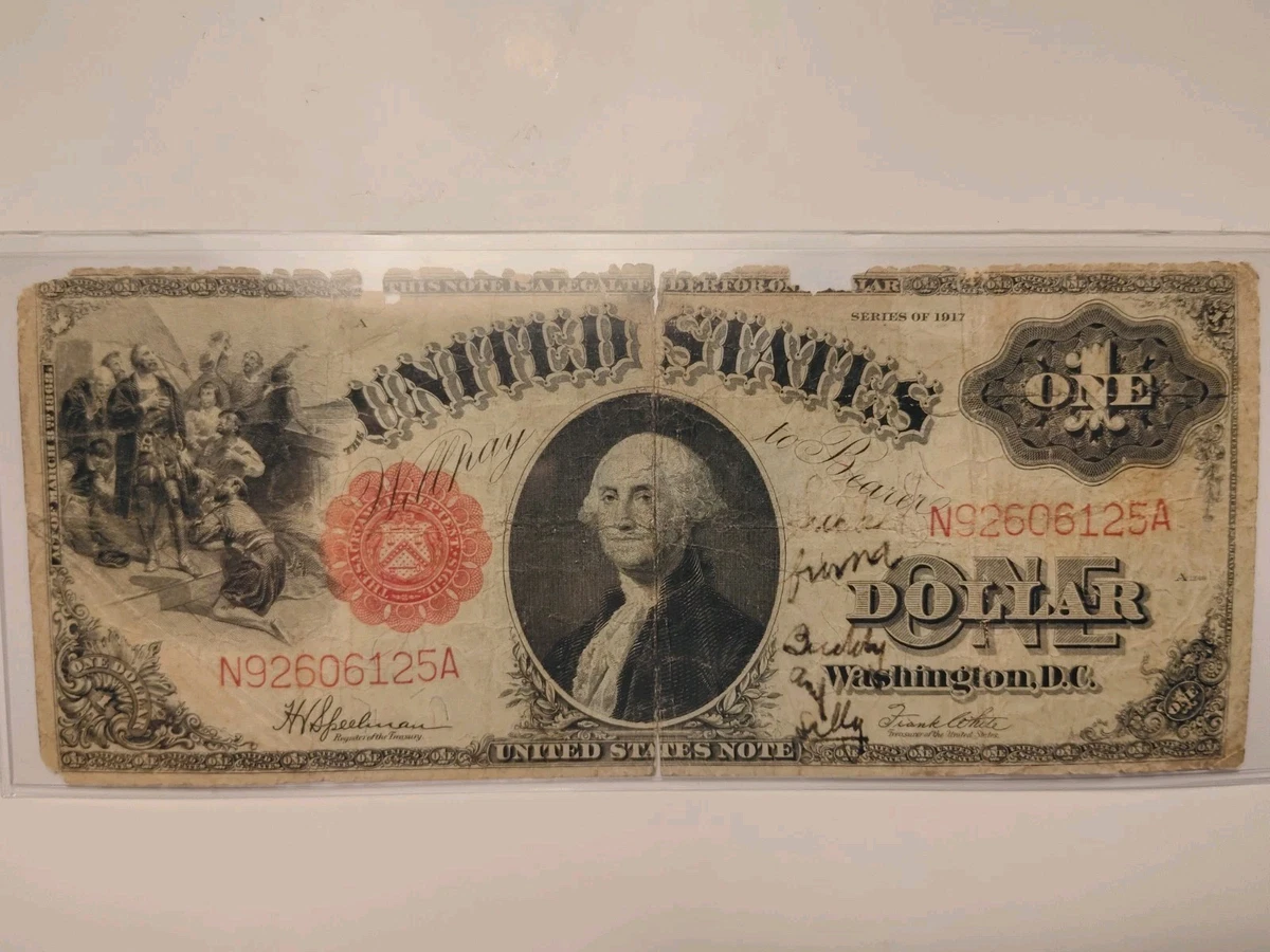 Circulated $1 1917 Year United States Large Size Notes for sale | eBay