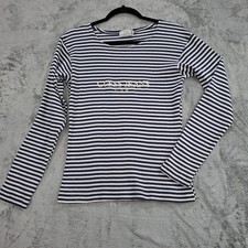 Vintage 90s Guess Shirt L GUESS Jeans Embroidered Striped Rare Made in USA
