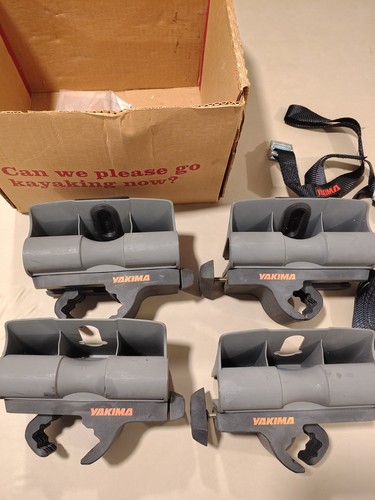 *RUSTED Yakima EvenKeel - Universal Kayak Mount Rooftop #04052 .