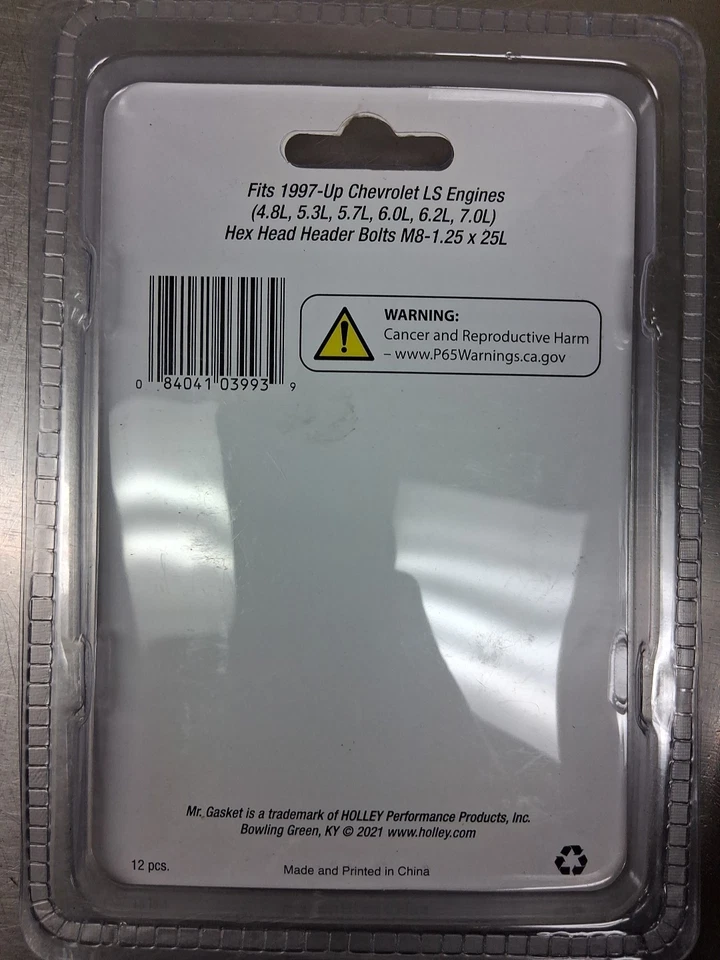 KIT PERNOS MR. GASKET 918G Foto 2 de 2