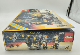 LEGO 6987 Message Intercept Base INLAY ORIGINAL BOX Box Blacktron Space Vintage Space