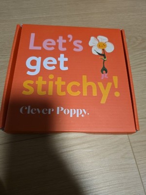 Let's Get Stitchy Clever Poppy Bunny Blooms Beginner Kit