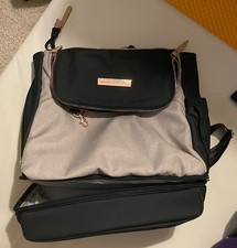 Petunia Pickle Bottom Boxy Backpack Diaper Bag Graphite Black