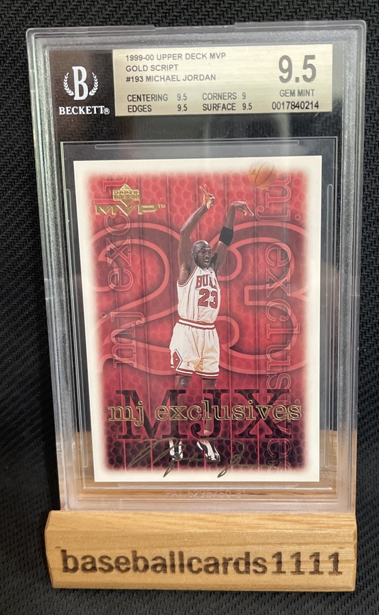 1999-00 Upper Deck MVP - MJ Exclusives Michael Jordan #193 Gold 