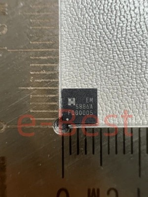 2pcs EM5886A S886A 5B86A 58B6A 588GA EM 5886A EM5886AYRV QFN IC Chip