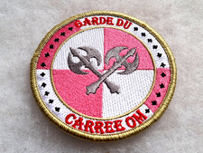 Un insigne tissu militaire " GARDE DU CARREE OM ".